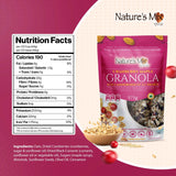 Nature's Mix - Cranberry Maple Granola - Cranberries, Almonds and Maple Syrup with Currants, Sunflower Seeds and Cinnamon - Large