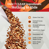 Ladera Cocoa Almond Granola - Low Sugar Chocolate Breakfast Cereal, Gluten Free & Vegan, Honest Ingredients, 20 LB