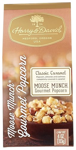 Harry and David Moose Munch Premium Popcorn - Classic Caramel - 4.5 Oz Box