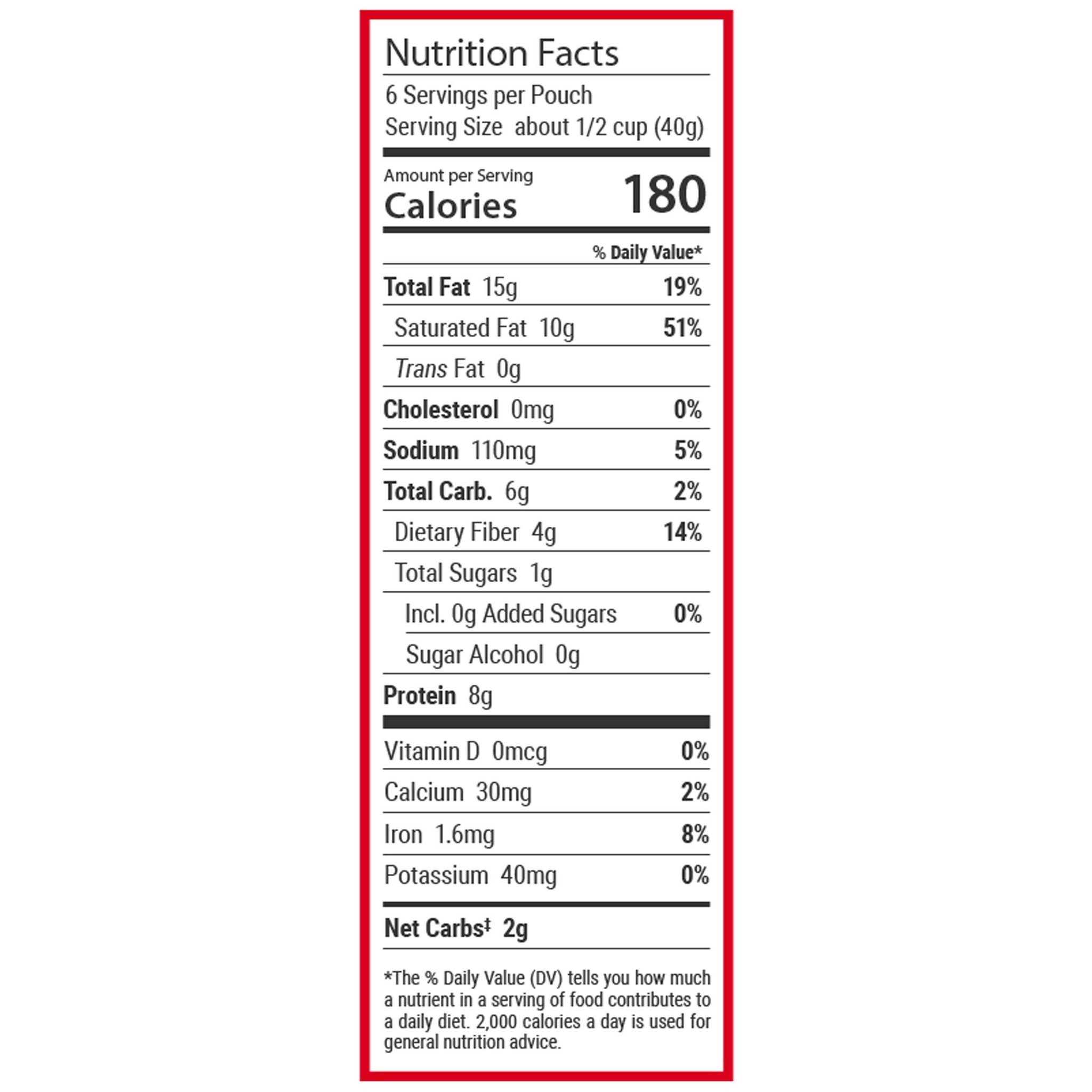 KE Keto Granola ~ Mexican Chocolate Coconut Crunch Seed & Nut Keto Cereal | 2g Net Carbs + 8g Protein | Sweetener Free, Sugar Free, Gluten Free, Egg