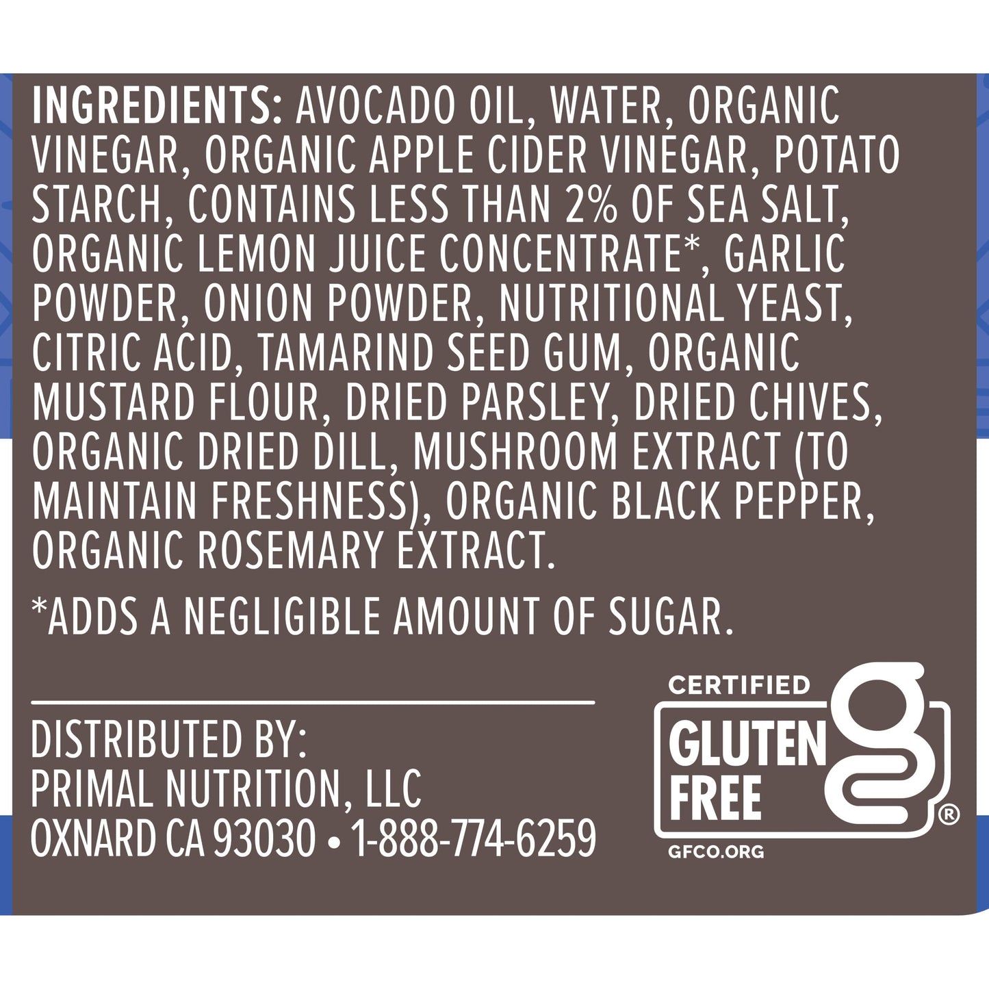 Primal Kitchen Vegan Ranch Salad Dressing & Marinade made with Avocado Oil, Whole30 Approved, Paleo Friendly, and Keto Certified, 8 Fluid Ounces