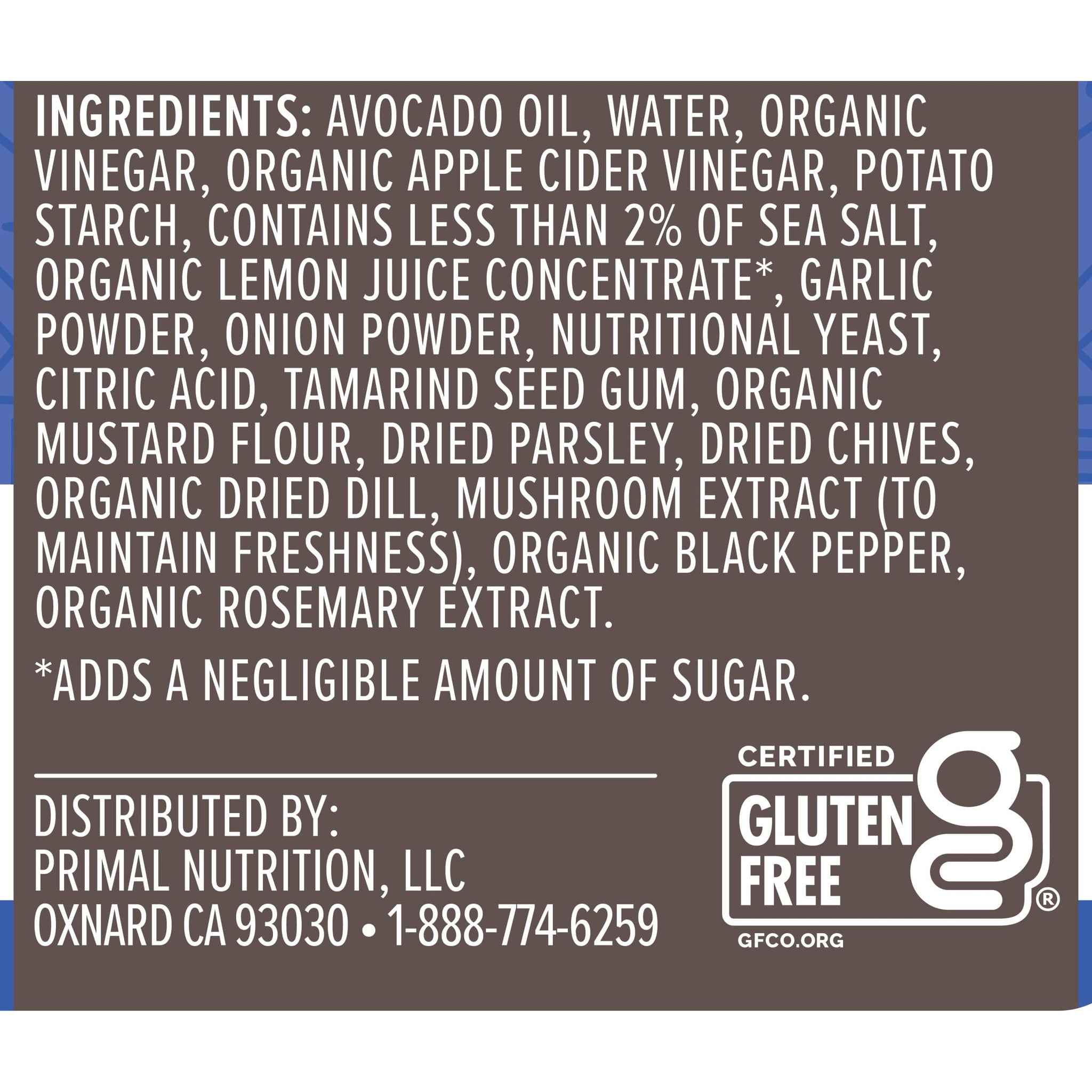 Primal Kitchen Vegan Ranch Salad Dressing & Marinade made with Avocado Oil, Whole30 Approved, Paleo Friendly, and Keto Certified, 8 Fluid Ounces
