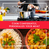 Indian Curry Simmer Sauce by Flavor Temptations | Organic spices, Vegan, Gluten-free, Low Sodium (8 FL Oz Glass Bottle)