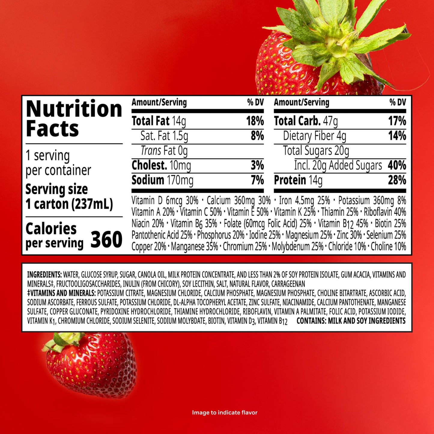 BOOST Plus Nutritional Drink, Creamy Strawberry, 8 Fl Oz (Pack of 24)