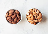 Food to Live Organic Almonds and Cashews Mix, 2 Pounds - Oven Roasted Nuts with Himalayan Salt, Non-GMO, Protein Rich Trail Mix, Healthy Vegan Snack