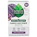 Seventh Generation, Fabric Softener Sheets Lavender, 80 Count