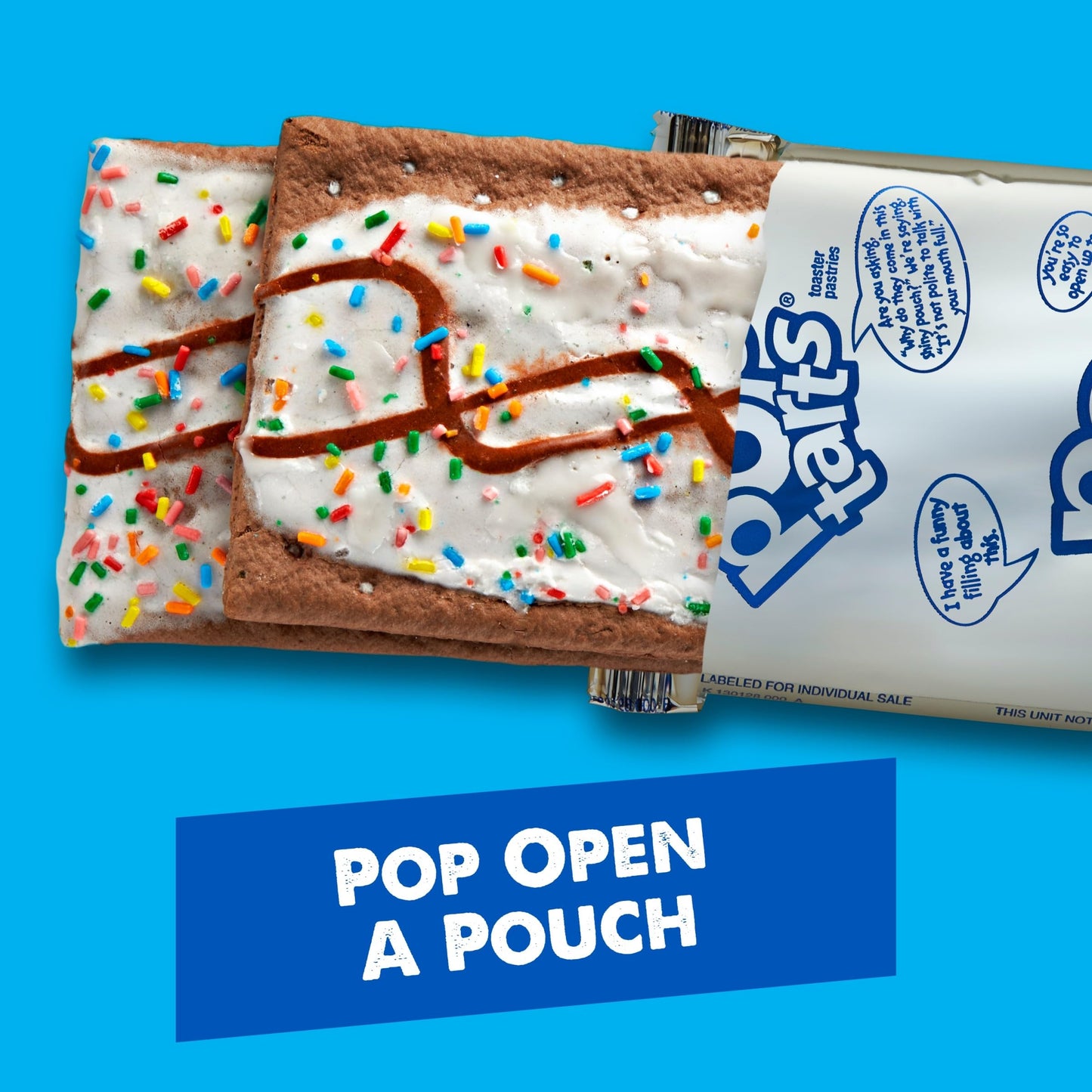 Pop-Tarts Toaster Pastries, Breakfast Foods, Kids Snacks, Frosted Hot Fudge Sundae (8 Pop-Tarts)