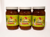 Golden Heart Haitian Epis - Authentic Caribbean Seasoning & Marinade Paste, All?Natural & Flavorful - Medium Heat, 3?pack of 8 oz jars