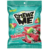Colombina ChewzMe Watermelon Gummies, Sour Gummy Candy, 6 oz (Pack of 1)