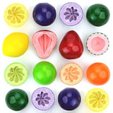 Chewing Gum for Kids - 2 Inch Jumbo Bubble Gum - 15lb Bulk Mega Fruit Shaped Gumballs - Assorted Fruit Flavored Gums
