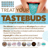Perfect Samplers Dark Roast Coffee Pod Variety Pack - Pack for Keurig K Cups Coffee Makers, Bold 36 Count