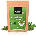 Nuvra by Nature Organic Moringa Leaf Powder - 1 lb | 100% Pure & Natural, Premium Quality Superfood for Smoothies, Tea & Lattes | Certified USDA