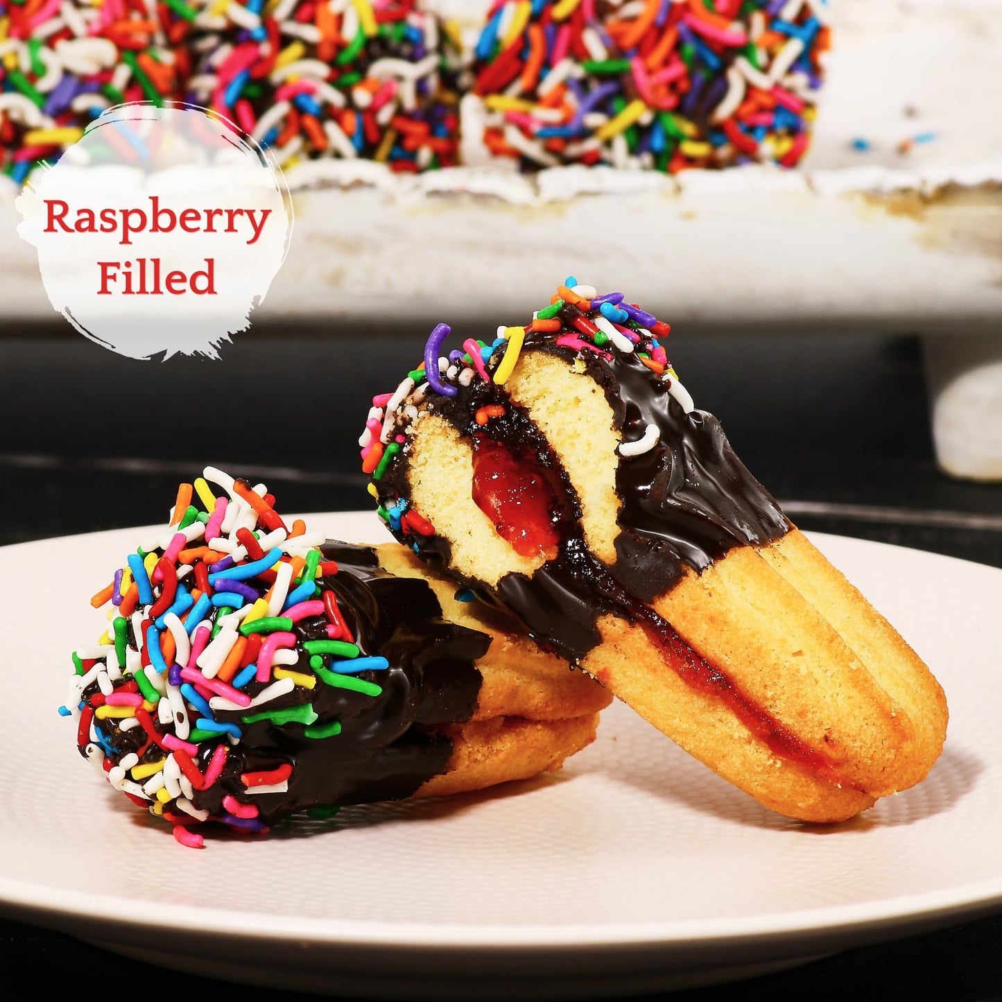 Italian Cookies Gift Basket | Chocolate Covered Cookies | 15 Cookies Individually Wrapped | Fresh Bakery Cookies | Birthday Food Gifts | Gourmet