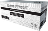 BLACK PYTHON HD 8 MIL Nitrile Disposable Gloves, Latex & Powder Free, Industrial, Raised Diamond Texture, Case/1000, X-Large