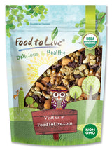 Food to Live - Organic Snack Wise Trail Mix, 4 Pounds - Raw, Non-GMO, Mix Contains Cacao Nibs, Raisins, Almonds, Cashews, Walnuts, Mulberries, Pumpkin
