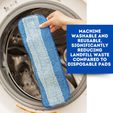 Quick Shine Spray Mop Kit with 3 Reusable Mop Pads & 1 Safer Choice Multi-Surface Floor Cleaner 16oz | Quick & Easy Cleaning | No Batteries Required |