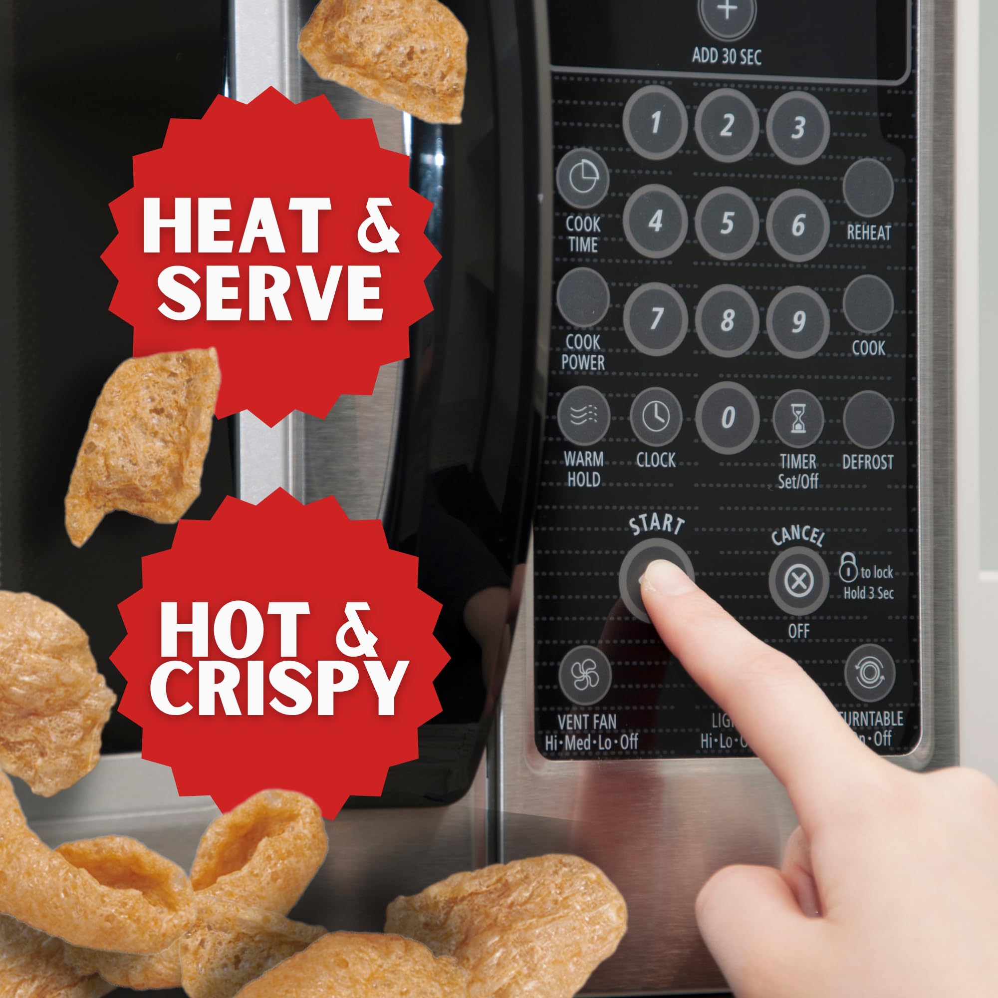 Lowrey's Bacon Curls Microwave Pork Rinds (Chicharrones), Original, 1.75 Ounce (Pack of 6)