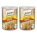Jason Gluten Free Seasoned Crumbs, 15oz (2 Pack), Resealable Container, Great for Coating Chicken or Fish, Perfect GF Filler, Certified Gluten Free