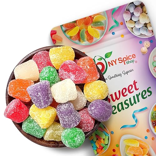 NY SPICE SHOP Assorted Spice Drops - Spice Drops - Gum Drops Candy - Gum Drops - Gumdrops - Spiced Gum Drops - Gumdrops Candy - Mini Gum Drops - Spicy
