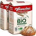 Francine Organic Wheat Flour, T55 Bio French Flour from France with Lower Gluten Content, Makes Great Breads, Pastries and Desserts, 35.3oz/1 kg (Pack