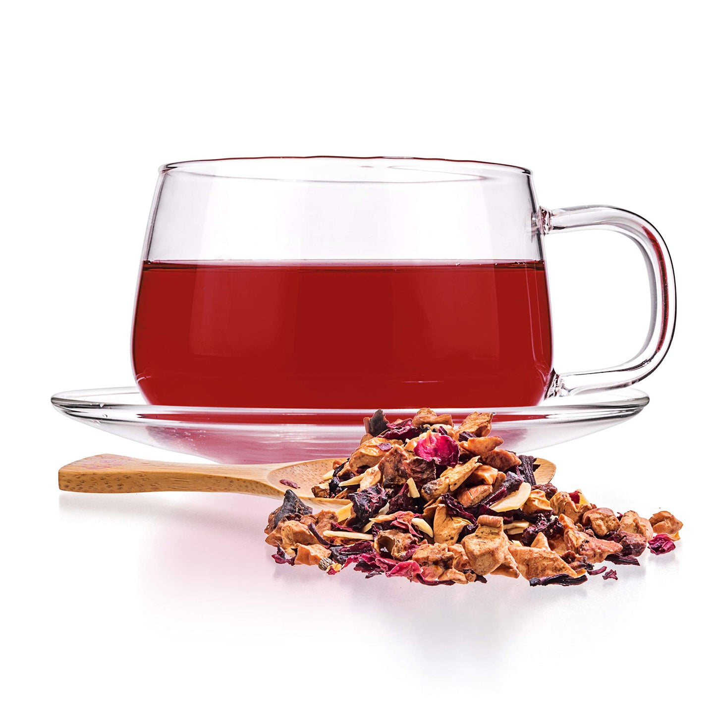 Tealyra - Sweet n’ Sour Cherry - Hibiscus - Beetroot - Pomegranate - Almond - Fruity Herbal Loose Leaf Tea - Caffeine Free - Hot or Iced - 112g