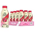 Saint James Iced Tea - Organic Black Tea - Non-GMO, Gluten Free, Zero Calorie, Zero Sugar - Red Raspberry, 12 Pack (16 fl oz each)