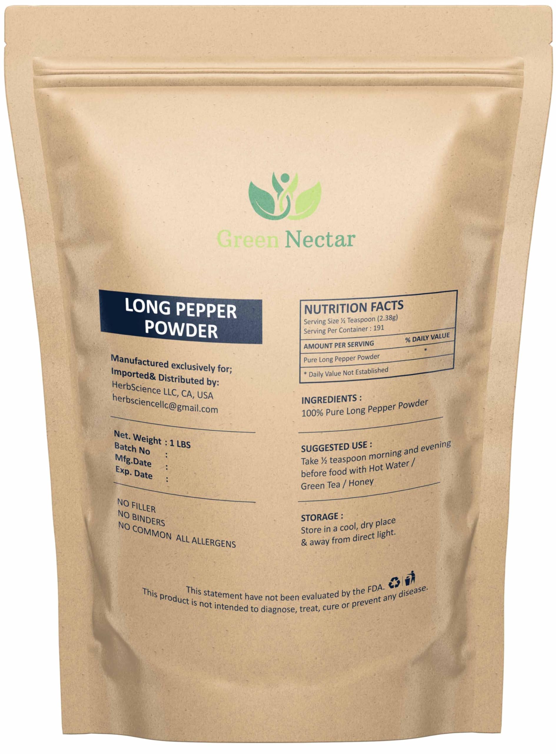 Long Pepper Powder 1lb (One Pound) | Piper longum | Seasoning for Meat Fish Malabar & South Indian Curries (2)