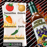 Original Habenero & Jalapeno Pepper Spicy Hot Sauce made with Fresh Tomato Juice, Onion and Garlic, Low in Sodium Great on Eggs, Chicken, Shrimp