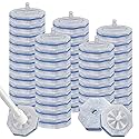 Toilet Bowl Cleaner Replacement Heads, 50 Pack, Compatible with Clorox ToiletWand, Preloaded Cleaning Pads, Snap-On Hygienic Refill