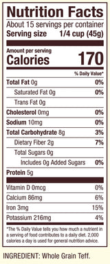 Bob's Red Mill Whole Grain Teff, 24oz (Pack of 1) - Non GMO, Whole Grain, Vegan, Kosher