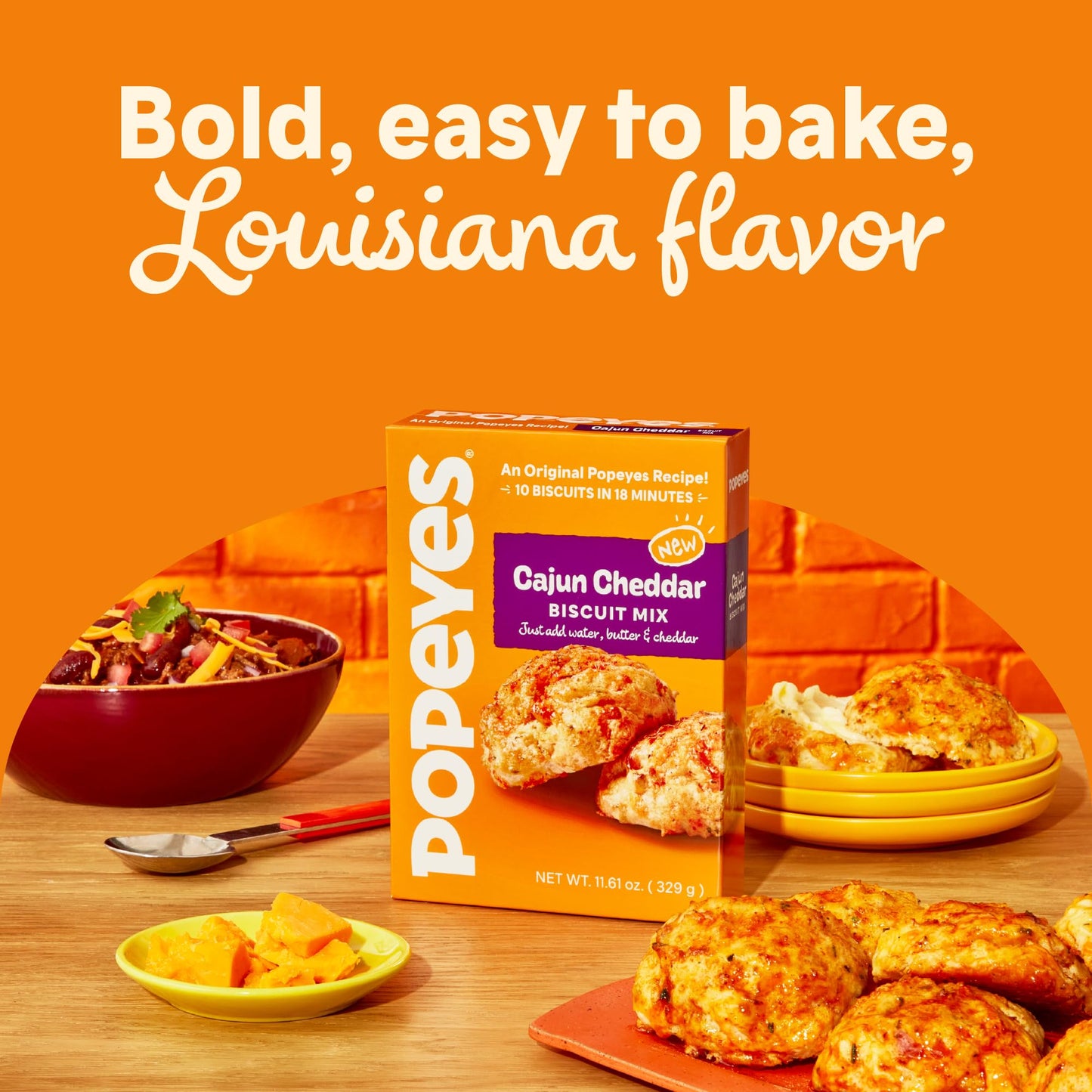 Popeyes Cajun Cheddar Biscuit Mix