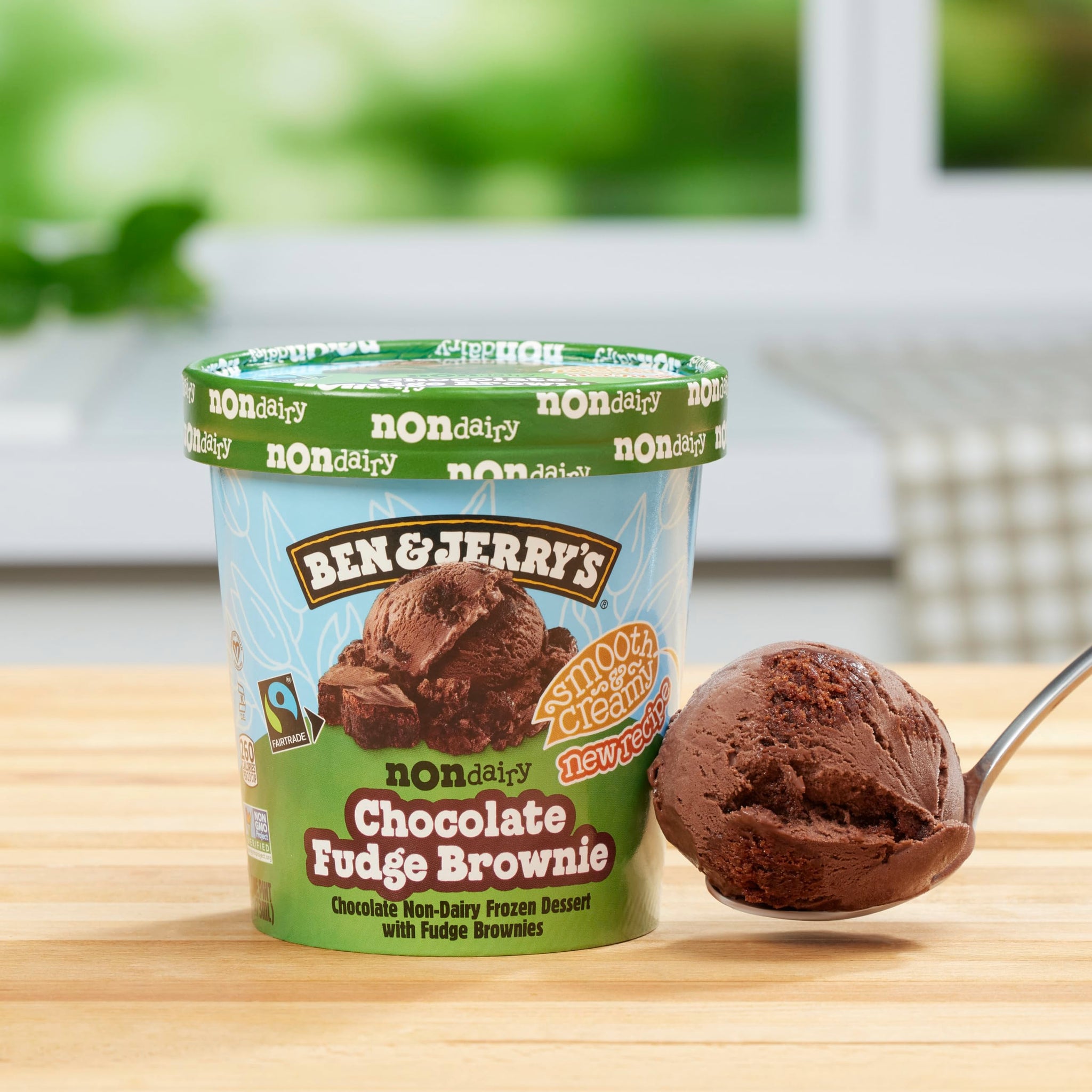 Ben & Jerry's Non-Dairy, Chocolate Fudge Brownie, 16 oz