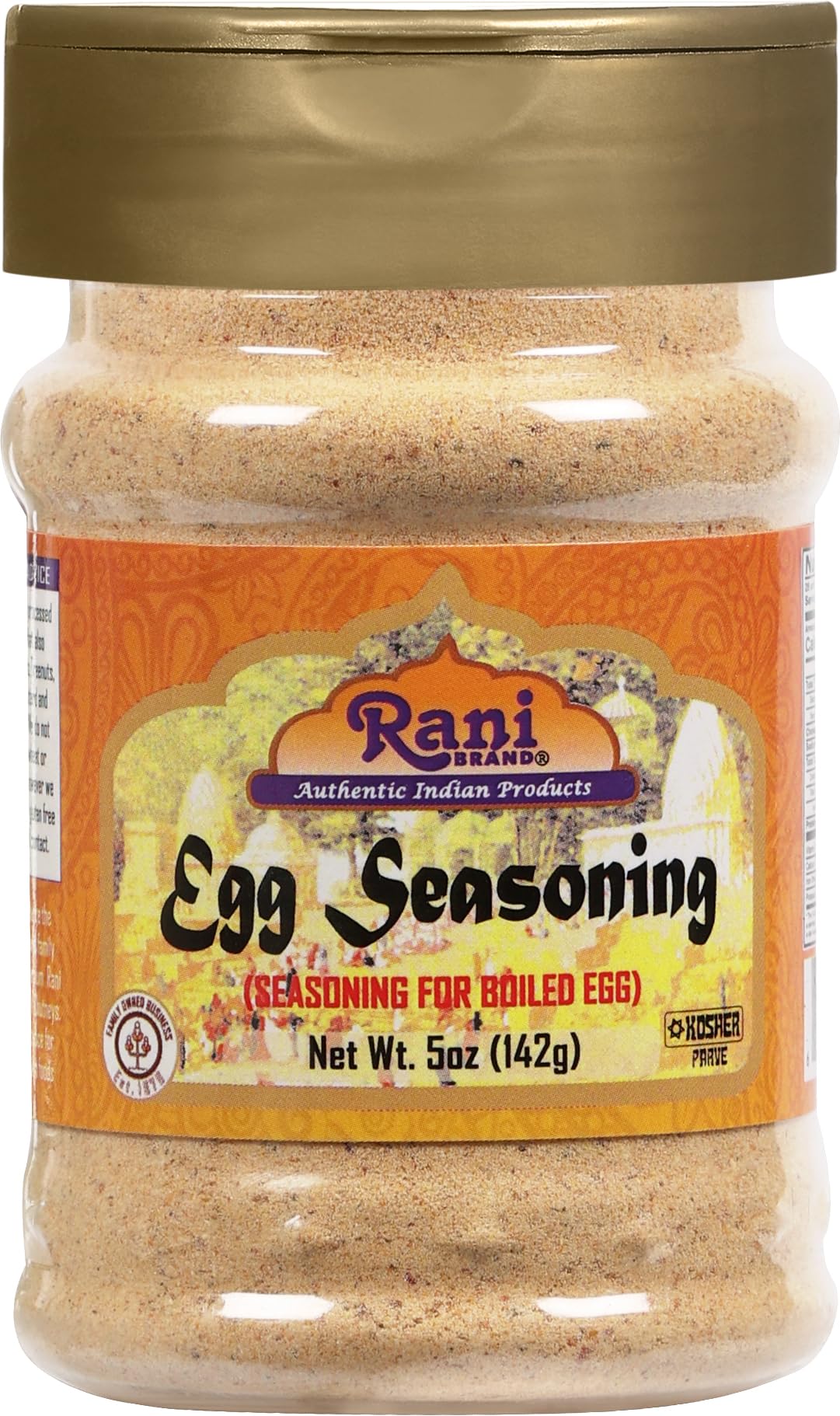 Rani Egg Seasoning (Seasoning for Boiled Egg) 5oz (141g) PET Jar ~ Shaker Top For Your Eggs or Tofu Scramble | All Natural | Vegan | Gluten Friendly |