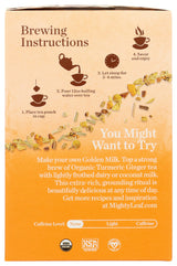 Mighty Leaf Organic Turmeric Ginger Mighty Leaf Tea, 12 CT