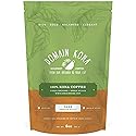 100% Kona Coffee - Whole Bean, Dark roast, Single estate gourmet coffee, 8 ounces, ships direct from Domain Kona Coffee, Farm fresh