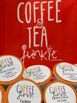 Coffee Junkie Organic Swiss Water Decaf Coffee Pods (Orange lids), 36 Cups + 1 Bonus, Single Serve, Seasonal Collection, Compatible with all 2.0