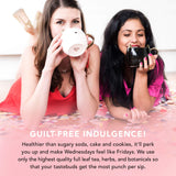 Pinky Up Organic Chai Latte Tea - Whole Leaf Organic Black Tea, 40-60mg Caffeine Per Serving, Naturally Calorie Free & Gluten Free Flavored Tea, 3 Oz