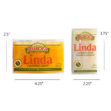 Linda Italian Laundry Soap Bar 2 Item Bundle Pack - (1X 9.5 Ounce Bars Plus 1X 6.5 Once Bar) | Natural Laundry Soap for All Fabrics | All Purpose