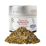 Taste of Greece | Gourmet Seasoning | Authentic Artisanal Spice Blend | Non GMO, All Natural | Handmade in Small Batches in USA | Sustainably Sourced