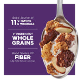 Special K Cold Breakfast Cereal, 11 Vitamins and Minerals, Family Size, Chocolatey Dipped Flakes with Almonds, 19.2oz Box (1 Box)