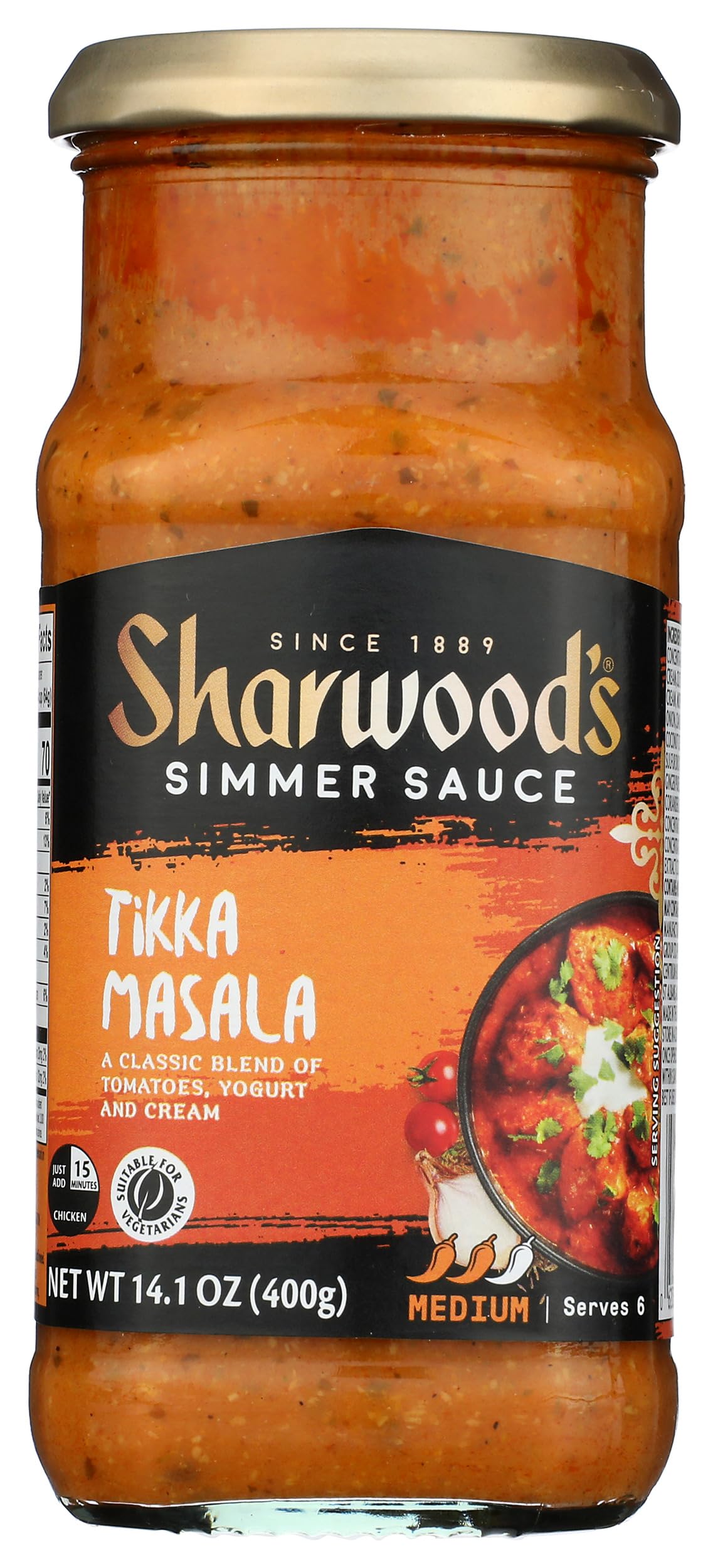 Sharwoods Tikka Masala Cooking Sauce, 14.1 OZ