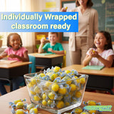Lemon Candy. Hard Candies Individually Wrapped Heads Bulk. Natural Lemon Flavor. (1 Pound Bag) Net Wt. 16oz.