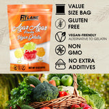 Agar Agar Powder 8oz - Vegan Gelatin Ingredient Unflavored - For Use in Baking, Vegetarian Jello, DIY Petri Dishes, as a Thickener and Gummy Candy