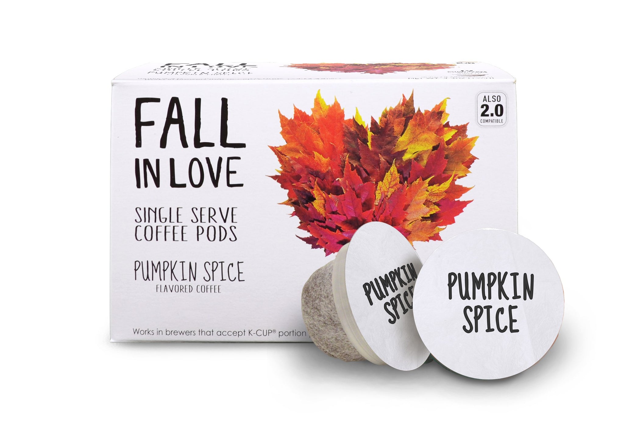 Paramount Coffee, Single Serve Flavored Coffee, Fall In Love, Pumpkin Spice, 12 Pods