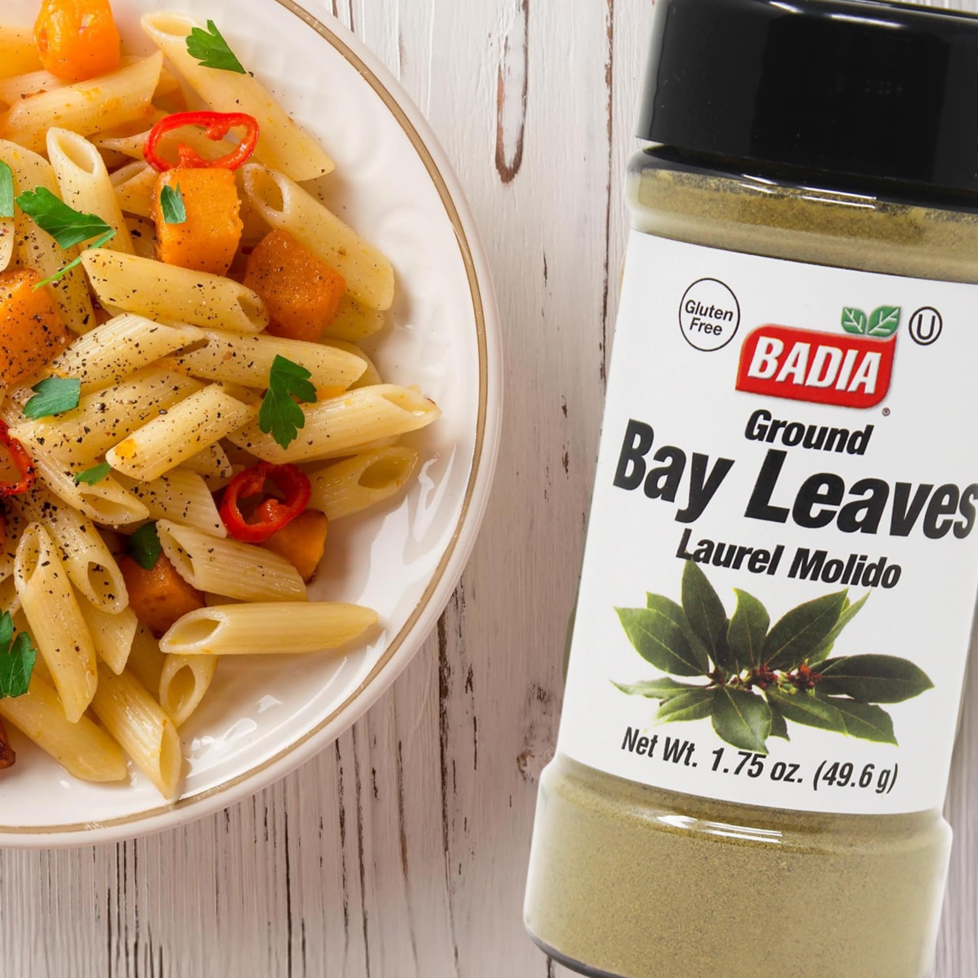 Badia Ground Bay Leaves, 1.75 oz - Aromatic Ground Herb for Soups, Stews, and Marinades