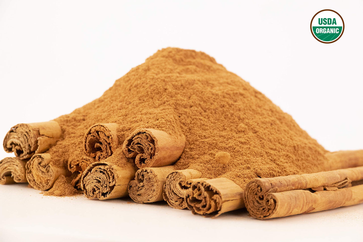 Ceylon Cinnamon Powder (1LB) | 100% CERTIFIED Organic | Freshly Ground Premium Sri Lanka Cinnamon For Exquisite Flavor and Aroma | Gluten Free