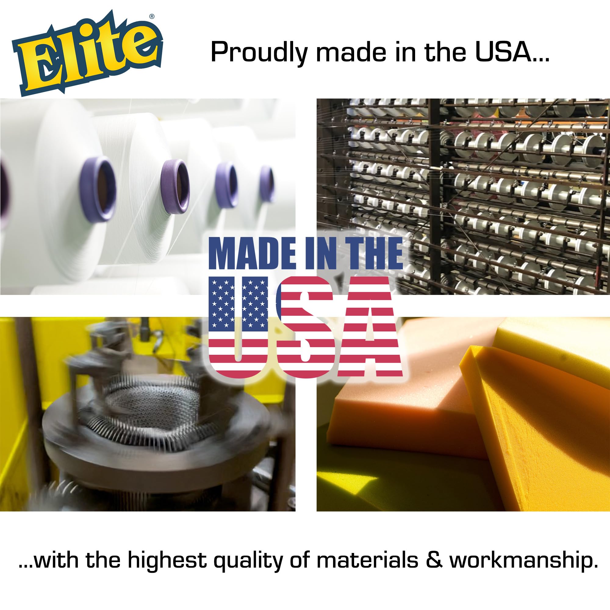 Elite All Purpose Cleaning Pad, 24 Pads (Bulk), Non Scratch, Dish Sponge, Scrubber, Sponges for Kitchen and Household Use, Made in USA