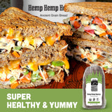 Happy Campers Hemp Hemp Hooray Gluten Free Bread, Multi-Grain, Non-GMO, Vegan, Organic, 17.4 oz Loaf (Pack of 4)