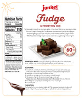 Junket Fudge and Frosting Mix: Add Milk and Butter, Heat 60 Seconds, Chill. 12 Ounce Bag of Chocolate Fudge Mix Makes 1 Pound Hansen Island Chocolate Fudge Candy or Icing for 8X8 Cake. (Pack of 1)