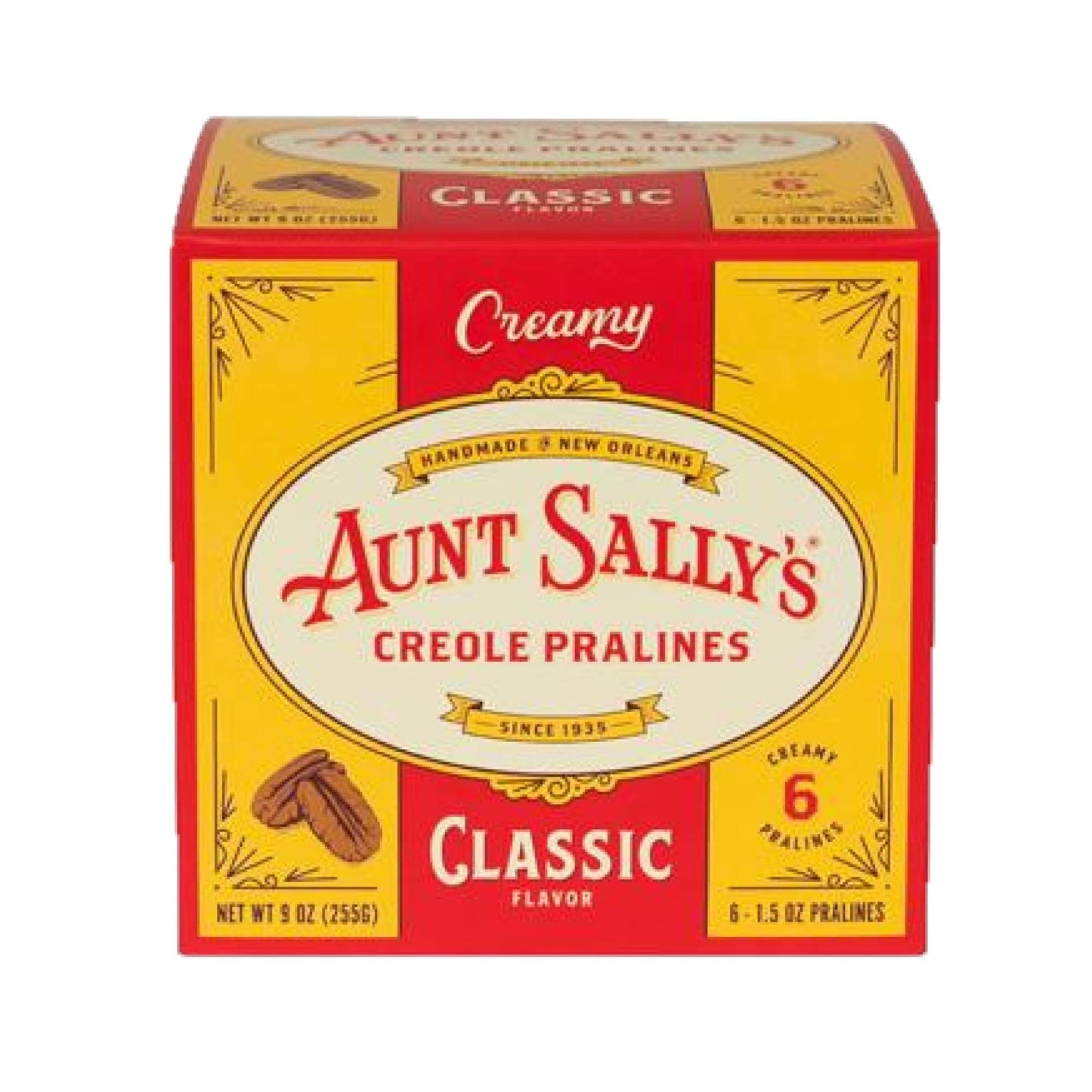 Aunt Sally's Creamy Original Pralines 1.5 ounce/ Pack of 6 - SET OF 4